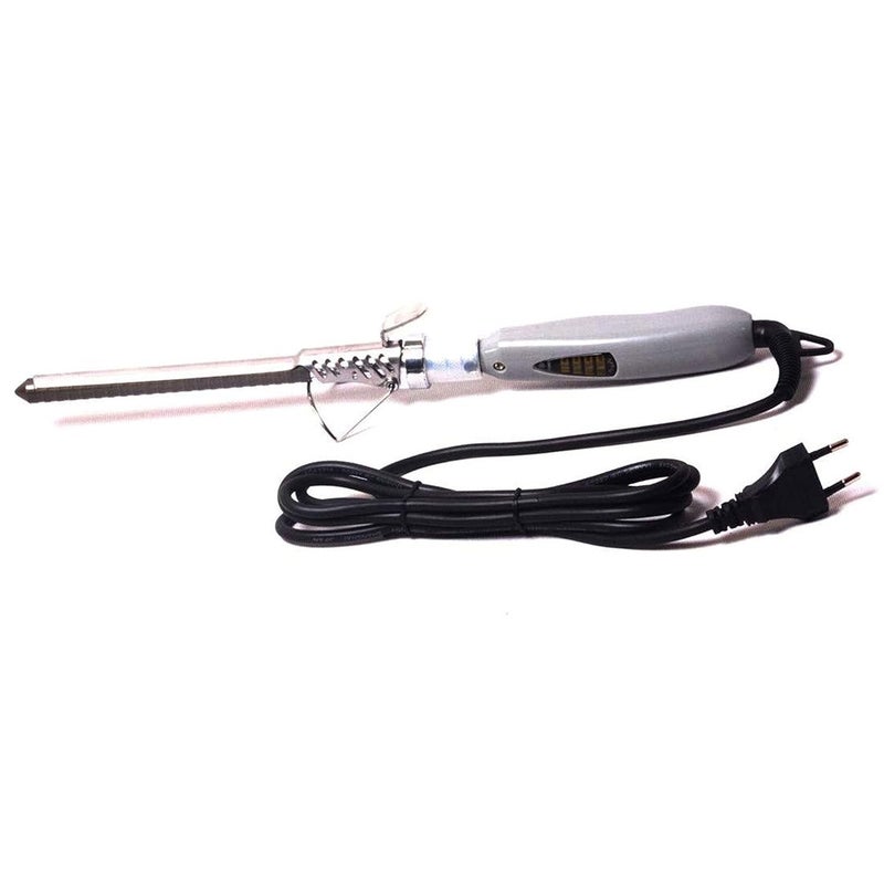 Concepta Professional Hair Curler Iron Rod Brush Styler for Women Professional Hair Curler Tong with Machine Stick and Rolle (Silver) - Image 2