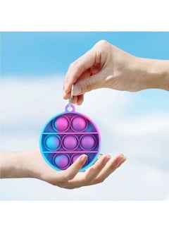 NIBEMINENT Push Pop Bubble Sensory Stress Relief Non-Toxic And Tasteless Fidget Keychain Toy 6.5cm  - Image 5