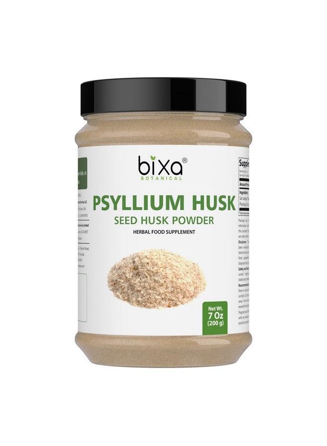 bixa BOTANICAL PSYLLIUM Husk Powder (PLANTAGO OVATA) | 7 Oz, 200g, Pack of 1 | Daily Laxative Fibre | Natural Dietary Supplement, maintains Gut Motility & eliminates Toxic Waste - Image 1