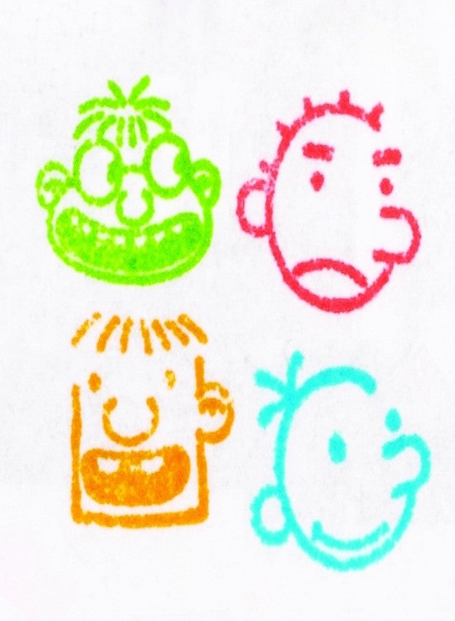 GEDDES Raymond Diary of a Wimpy Kid 6-Color Pens with Stampers - Pack of 12 - Fun and Multifunctional Pens for Kids - Image 3