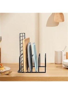 2 Pack Cutting Board Organizer Cutting Board Holder Rack Metal Baking Pan Holder Rack Pots Pan Lids Rack Chopping Board Organizer Stand for Kitchen Cabinet Countertop Bakeware Organizer - pzsku/Z145219A63E16BCECB098Z/45/_/1726129950/ab31b62f-5df1-4832-8b6d-fb1fb744b367