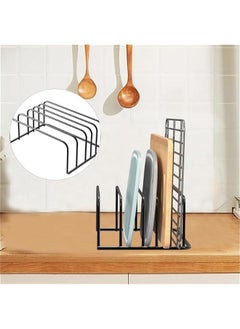 2 Pack Cutting Board Organizer Cutting Board Holder Rack Metal Baking Pan Holder Rack Pots Pan Lids Rack Chopping Board Organizer Stand for Kitchen Cabinet Countertop Bakeware Organizer - pzsku/Z145219A63E16BCECB098Z/45/_/1726130026/4a4ce97f-df23-4761-90d2-a16d55ad8876