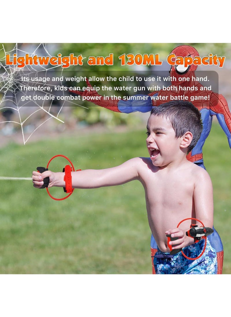 MAOGEDA Spider-Man Wrist Water Gun with Glove - Spider Web Shooters Toy - Summer Outdoor Toy for Kids - Heroic Wrist Water Blaster - Perfect Gift for Boys and Girls - Essential for Water Battles and Cosplay  - Image 4