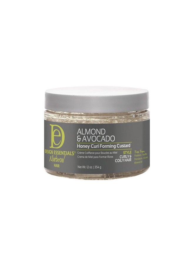 Design Essentials Design Essentials Natural,Almond & Avocado Honey Curl Forming Custard, 12 Ounce  - Image 1
