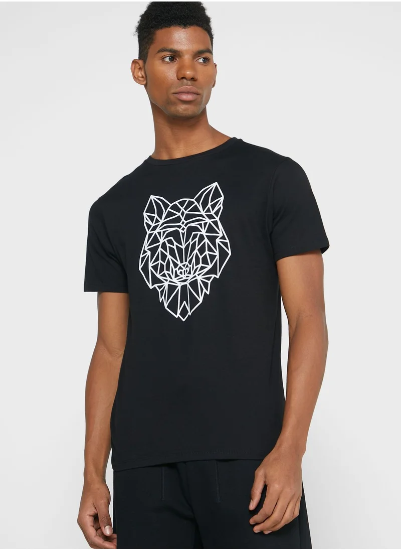 Seventy Five Graphic Print T-Shirt