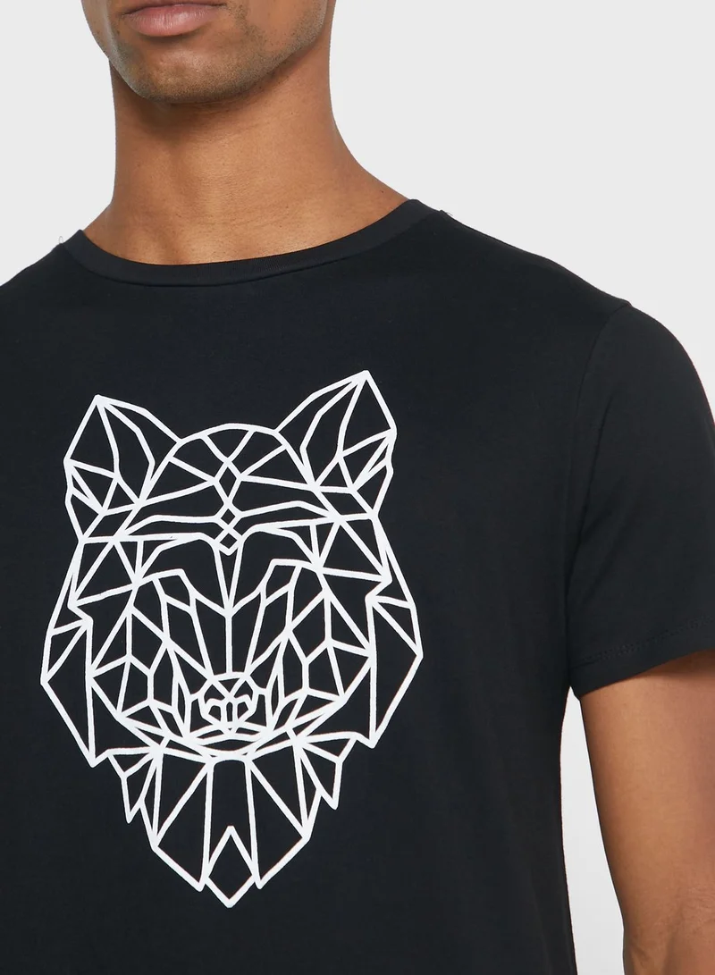 Seventy Five Graphic Print T-Shirt