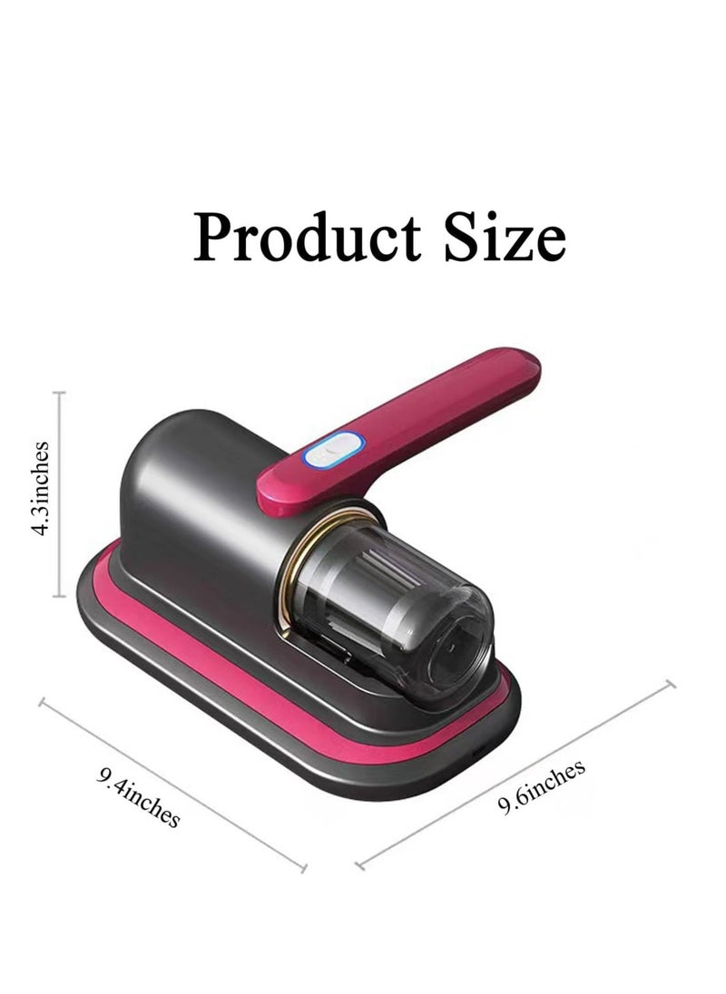 مكنسة كهربائية للسرير محدثة بدون سلك مع UV، مكنسة كهربائية محمولة لتنظيف المراتب بعمق، تنظف الفراش والأرائك والسجاد والأسطح القماشية الأخرى بفعالية - Image 5