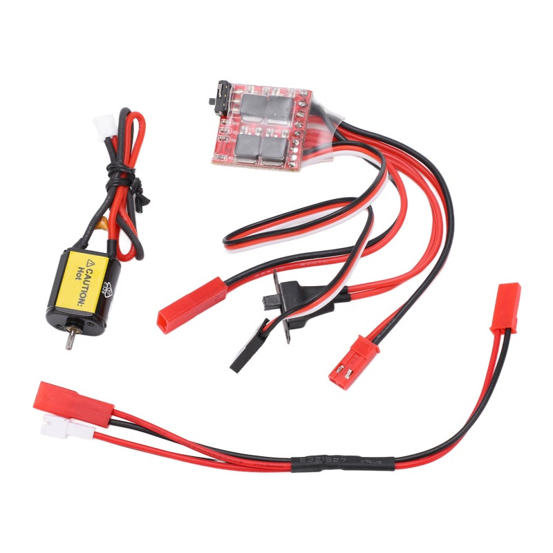 Brushed RC Motor 030 88T High Torque Low Noise with 30A ESC - Durable Copper Winding Easy To Install Brushed Motor for 1/24 RC Crawler Axial SCX24 Upgrade DIY Power - Image 2