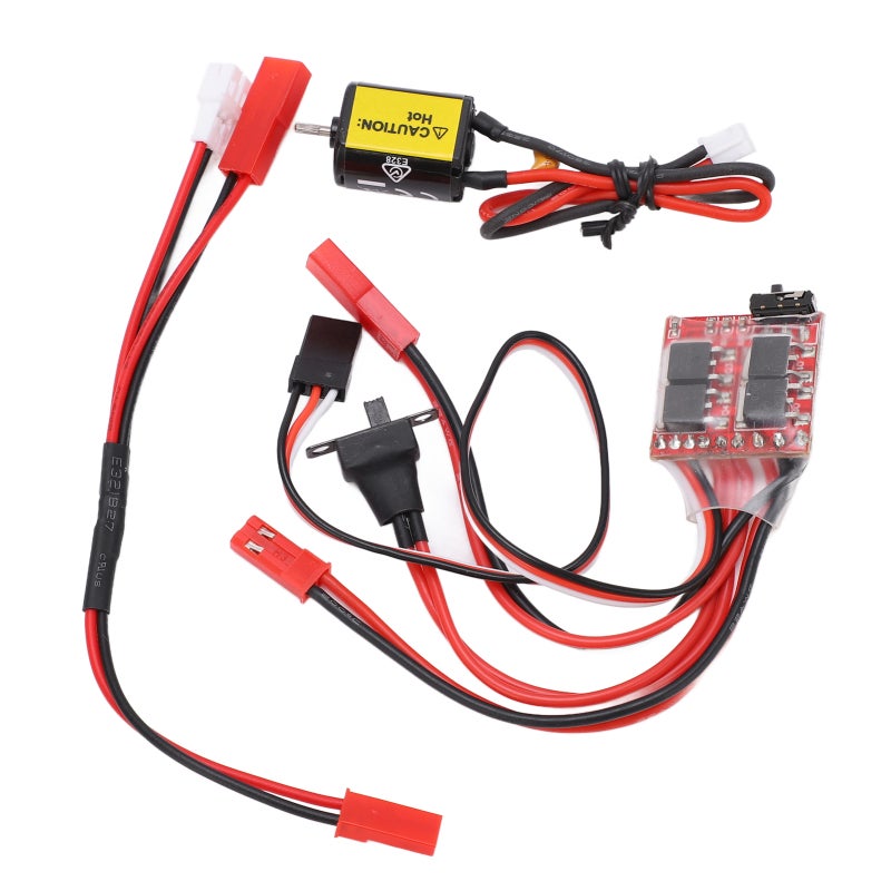 Brushed RC Motor 030 88T High Torque Low Noise with 30A ESC - Durable Copper Winding Easy To Install Brushed Motor for 1/24 RC Crawler Axial SCX24 Upgrade DIY Power - Image 4
