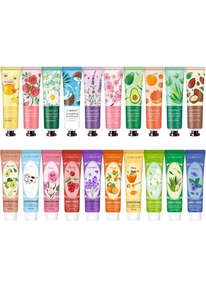 Ankooy - 20 Pack Bulk Hand Lotion Gifts Set Moisturizing Hand Cream For Dry Hands Mini Hand Lotion Travel Size Lotion Setsnatural Plant Fragrance Small Hand Lotion Gift Sets For Nurse Doctor Men And Women - Image 1
