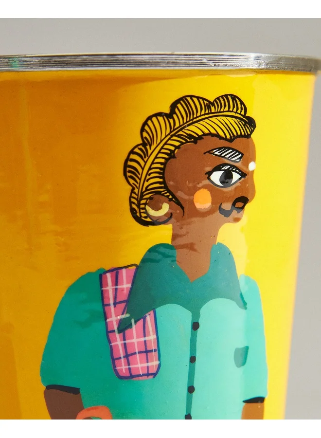 Chumbak Lungi Man Steel Tumbler - Large, 400ml