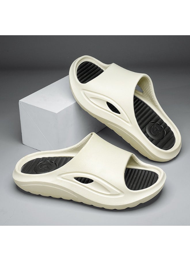 NIBEMINENT Men's Slippers Indoor Leisure Sports Couple Beach Shoes Summer Outdoor Anti Slip Thick Sole Designer Sandals for Men  - Image 2