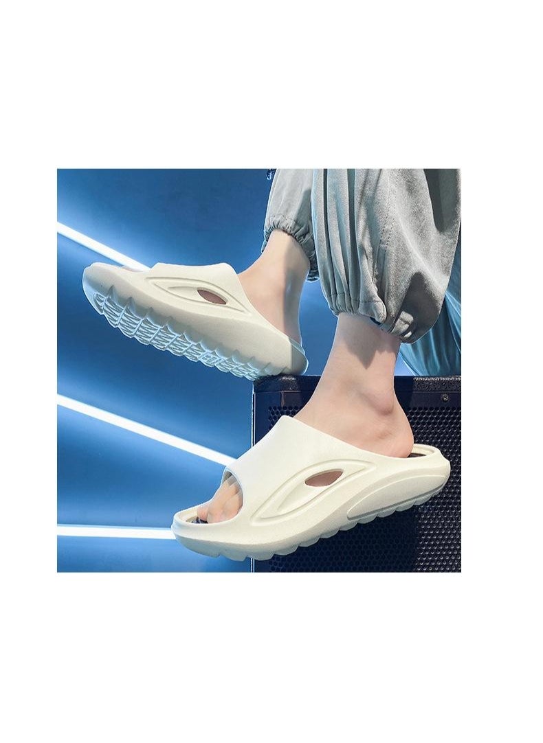 NIBEMINENT Men's Slippers Indoor Leisure Sports Couple Beach Shoes Summer Outdoor Anti Slip Thick Sole Designer Sandals for Men  - Image 3