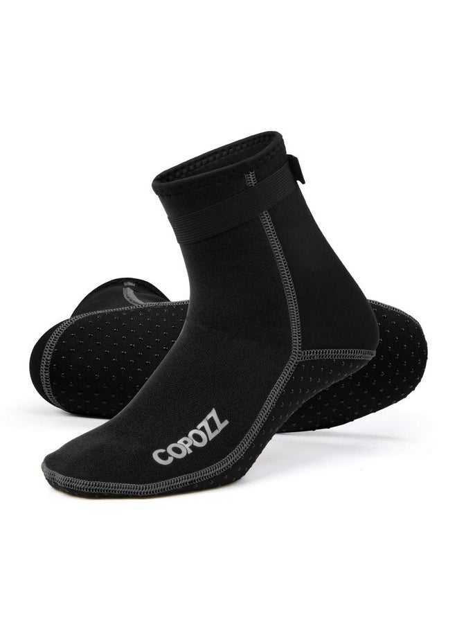 Copozz - COPOZZ Diving Socks 3mm Neoprene Beach Water Socks-Anti Slip for Snorkel Swim Youth Men Women - Image 1