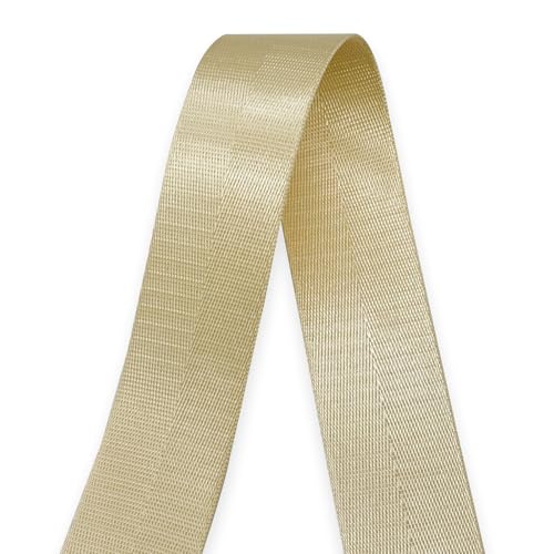 ZHFMLY Lawn Chair Webbing Nylon Strap, 1.5 Inch x 12 Yards Heavy Duty Replacement Straps, Ivory White Decorative Webbing for Furniture Repair, Bag Handles, Pet Collars, DIY Crafts,Sewing - Image 3