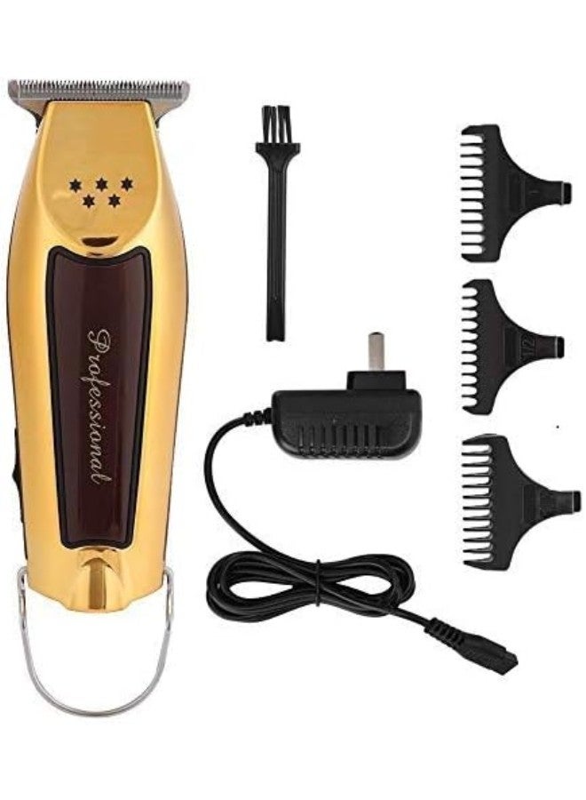 klarako Beard Trimmer for Men, Professional Electric Hair Cutting Machine Hair Trimmer, Fine-Cut Hair Trimmer, Electric Cordless Hair Clippers with Beard Shaping Tools(Gold) - Image 1