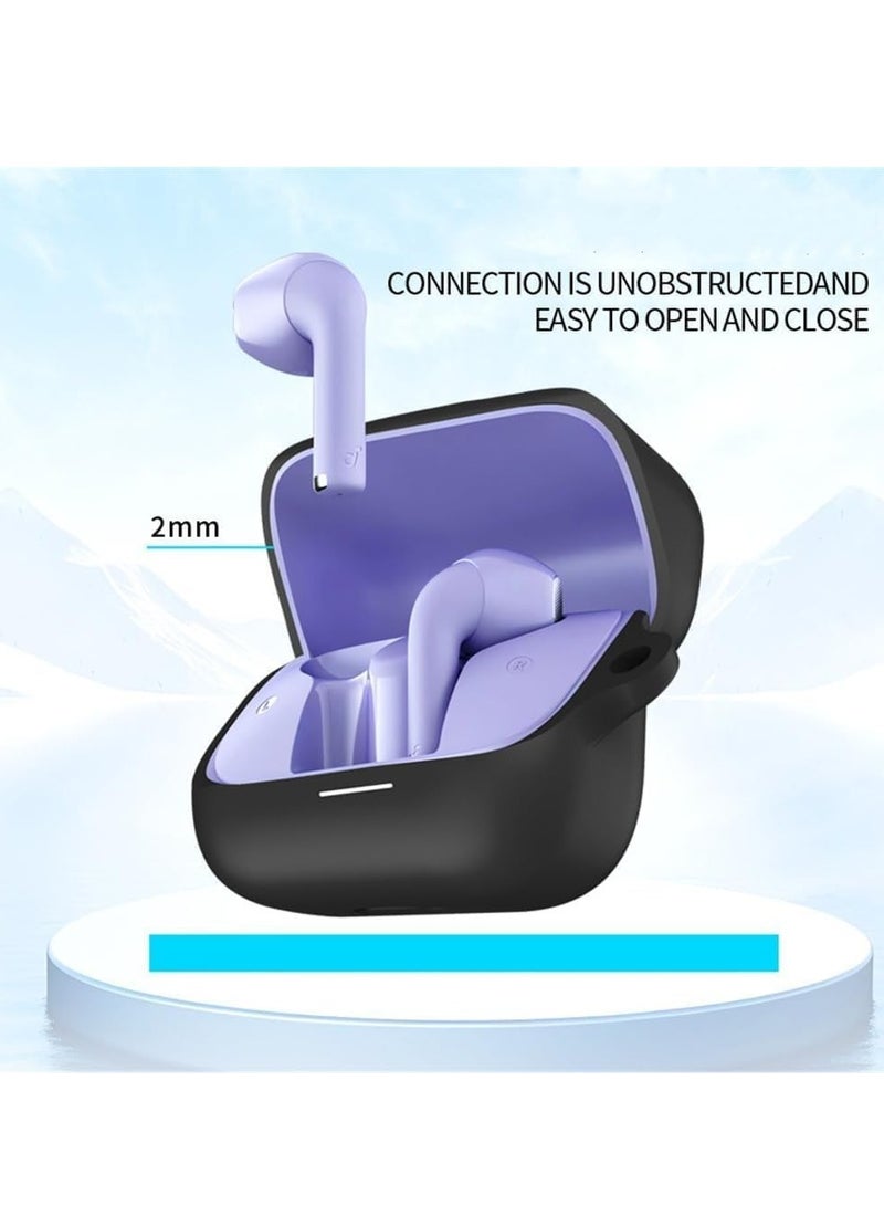 Silicone Cover Case Compatible with Anker soundcore K20i Portable Protective Case Cover With Keychain For Anker K20i (Blue) - Image 2