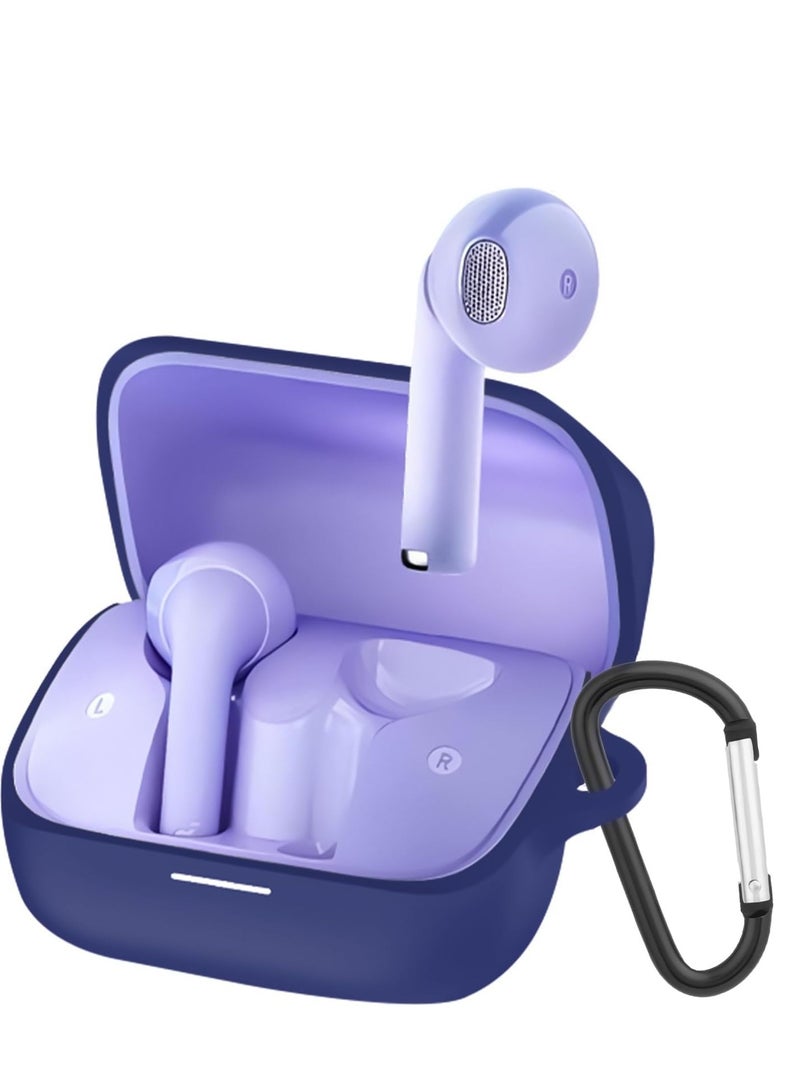 Silicone Cover Case Compatible with Anker soundcore K20i Portable Protective Case Cover With Keychain For Anker K20i (Blue) - Image 3