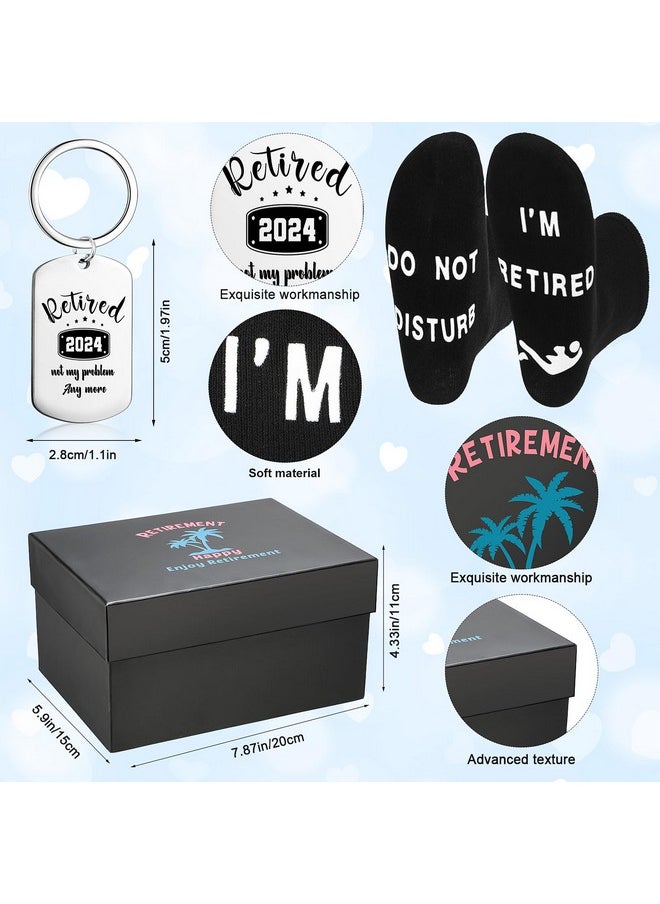 Sieral Sieral Retirement Gift Set for Men Guys Retired Gifts Include Tumbler Baseball Cap Socks Keychain with Gift Box, Tree Style  - Image 3