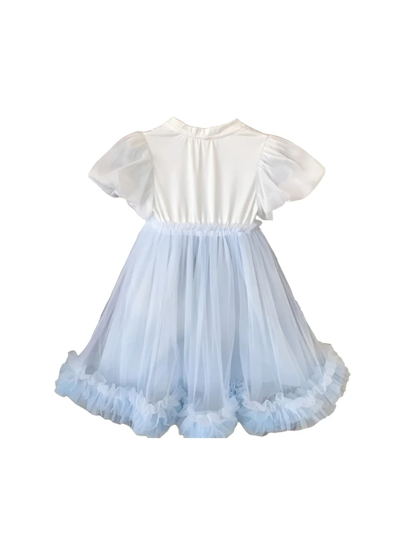 D'Daniela D' Daniela - Elsa Twinkle Princess Tulle Dress - Blue
