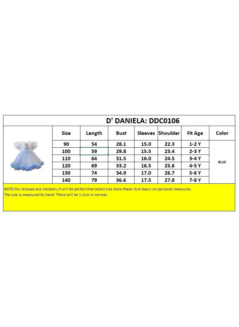 D'Daniela Tulle Ruffle Dress