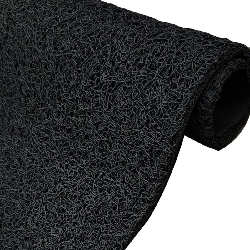 Purav Light Anti-Skid Non-Slip Waterproof Rubber Door Mat for Outdoor Home Entrance Mats (16x24 Inch, Black) - Image 1