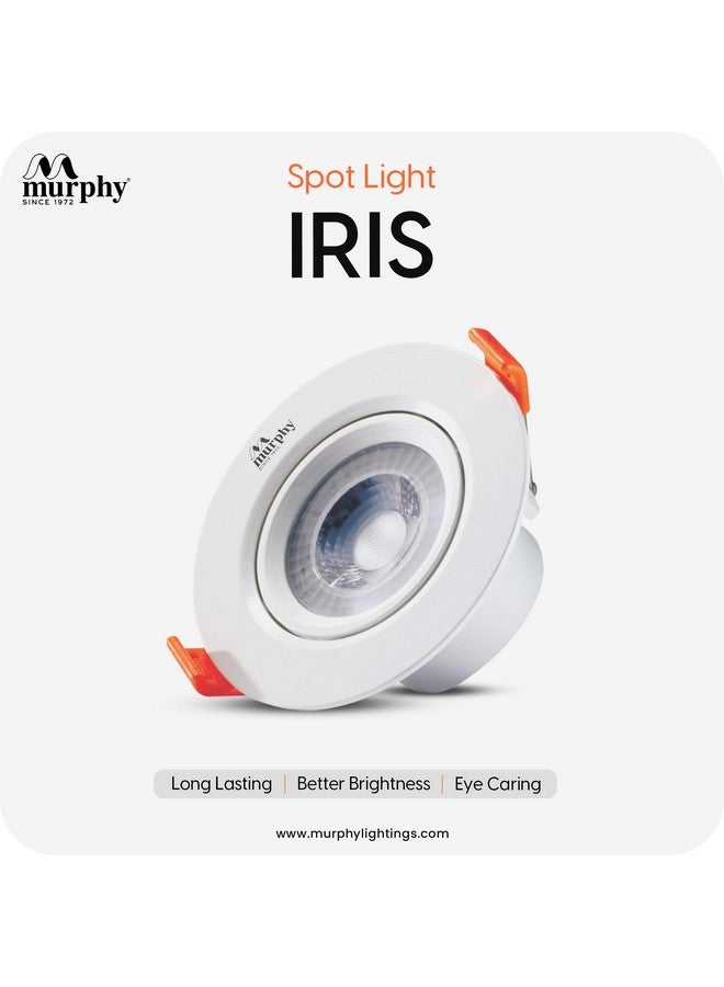 MURPHY Murphy 7W IRIS LED Spot Round Panel Conceal Box Down Light(Pack of 25, Warm White)  - Image 2