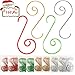 Jyukan Jyukan Christmas Ornament Hooks 160 Pcs Christmas Tree Ornament Hangers Hooks for Christmas Tree Decorations,Mix Colors  - Image 2