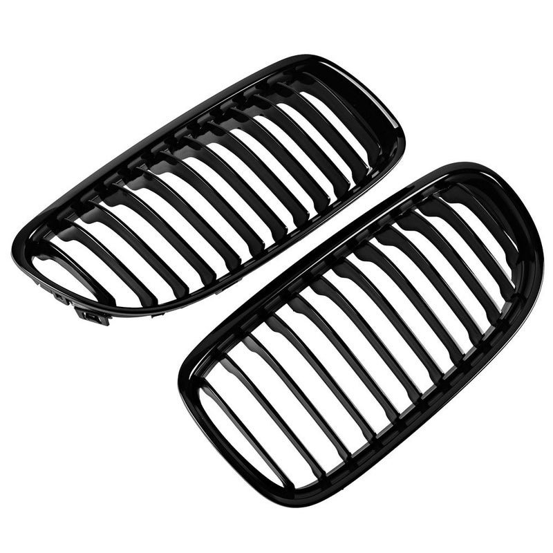 Glossy Black Euro Front Center Kidney Grille Replacement for BMW 20092011 E90 E91 323i 325i 328i 330i 335i LCI Facelift