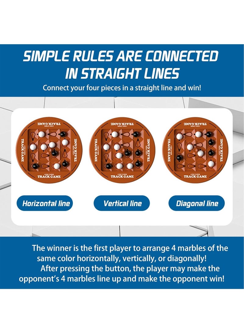 GUDOO Orbito Board Game Logic Chess Track Board Game Educational Classic Strategy Board Games 2 Players Fun Family Desktop Board Game Strategy Game for Kids and Adults - Image 4