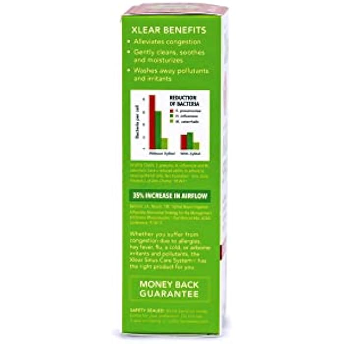 Xlear Natural Nasal Spray with Xylitol, 1.5 fl oz (Pack of 5) | Gentle Formula for Daily Sinus Pressure Relief, Nasal Decongestant, Dry Nose Moisturizer, Sinus Rinse - Image 2