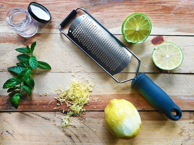 PERMAFROST Stainless Steel Hand Grater – Multi-Purpose Cheese & Vegetable Grater, Fine Grater & Citrus Zester, Kitchen Tools for Ginger, Garlic, Chocolate, Lemon Zest - Image 1