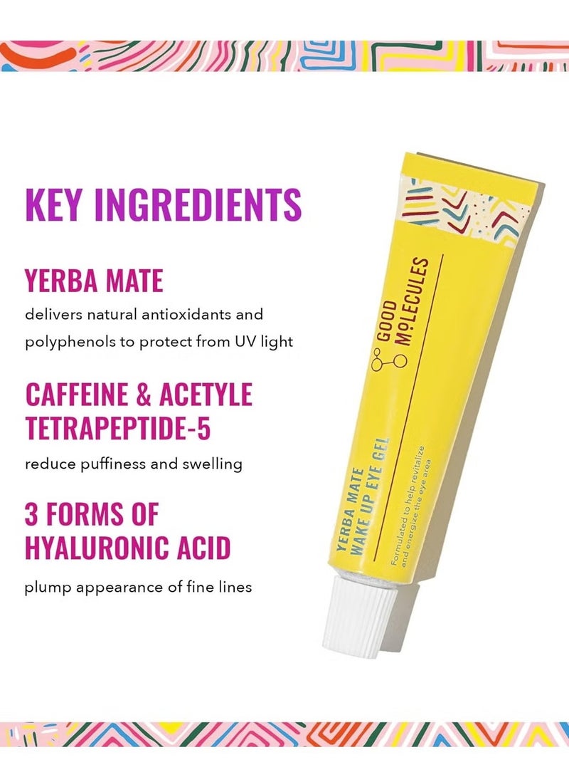 Good Molecules Yerba Mate Wake Up Eye Gel for Puffy Eyes and Fine Lines - Image 3