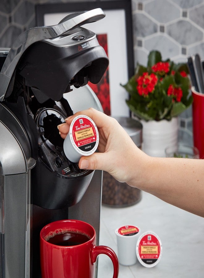 Tim Hortons French Vanilla Cappuccino Flavoured Coffee, Single Serve Keurig K-Cup Pods, 10 Count - Image 4