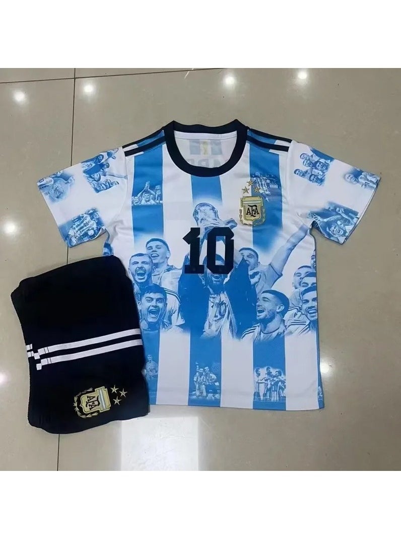 DubaiGallery Football Team World Fans printed T shirts Supporting The Team Football Team Jersey T shirts For Men | Women | Kids to win the cup  - Image 3