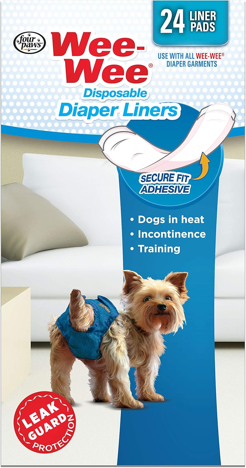 Four Paws Wee-Wee Disposable Dog Diaper Liners - 24 Count - Image 4