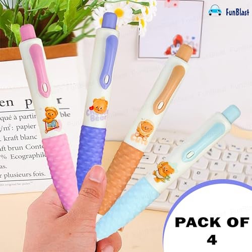 FunBlast Mechanical Pencil for Kids – Pre-Sharpened Pencils for Kids, Kawaii Pencils for Kid, Return Gift for Kid, Pencil for Drawing and Shading (Cute Bear) - Image 3