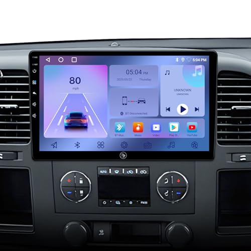 AINAVI Touchscreen Car Stereo Radio Upgrade for Chevy Silverado 2007-2013 GMC Sierra Yukon Buick Enclave Replacement Head Unit Installation Kit Built in CarPlay Android Auto(10" 2G+64G) - Image 1
