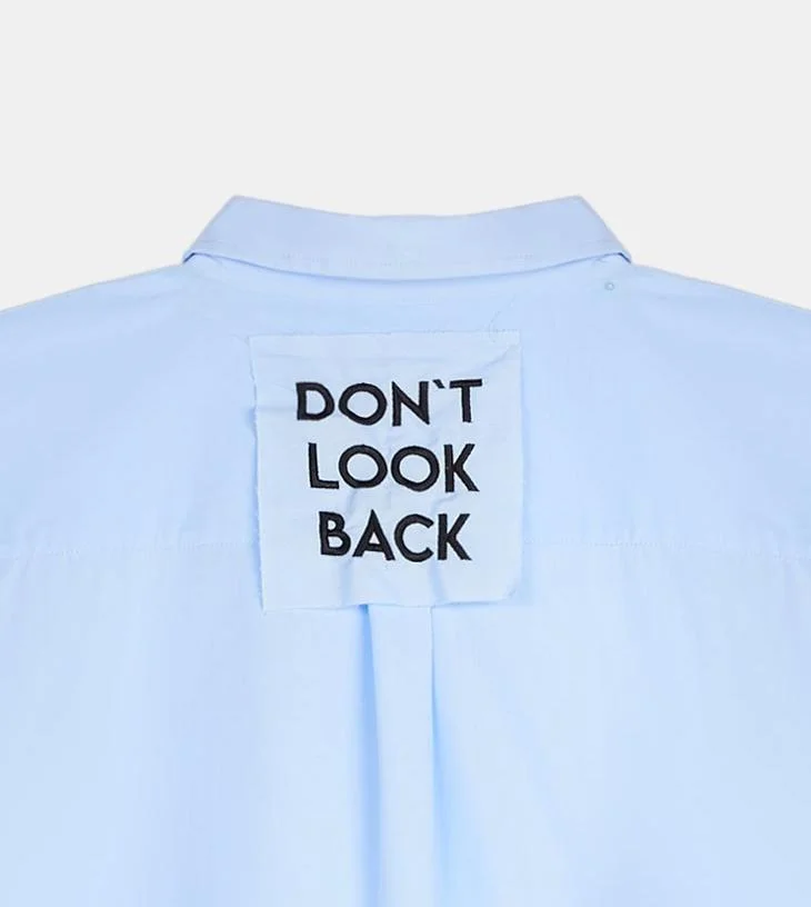 إف5 قميص نسائي أزرق