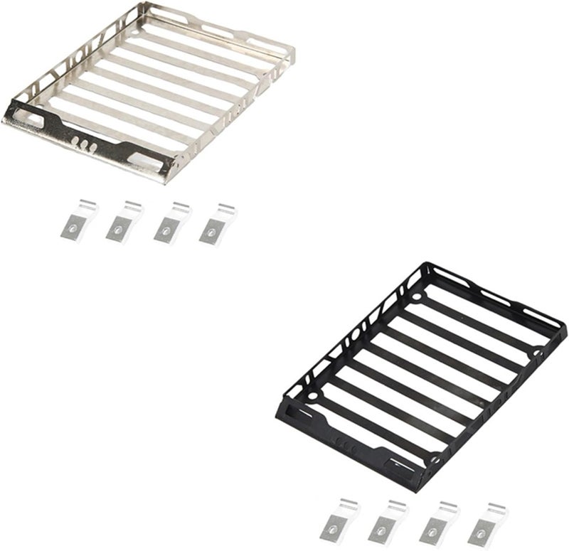 Yurefax Metal Luggage Carrier Roof Rack for 1/16 RC Cars - Image 2