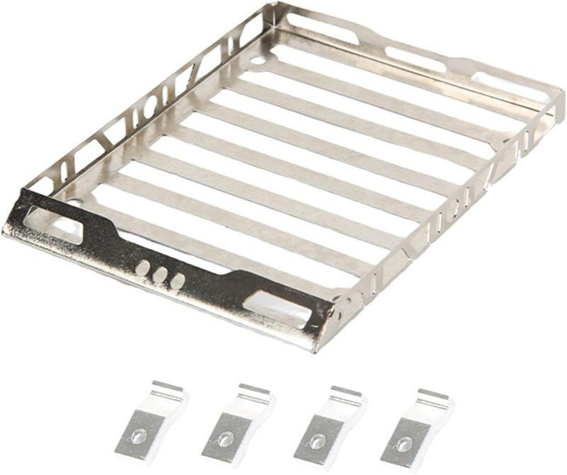 Yurefax Metal Luggage Carrier Roof Rack for 1/16 RC Cars - Image 1