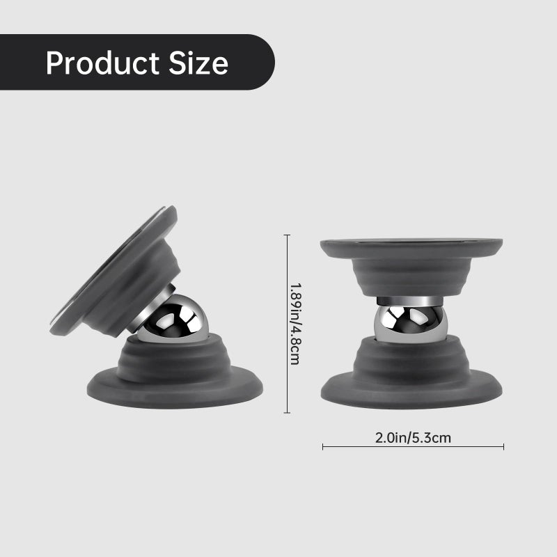 LSAIXL RV Door Holder Magnetic Baggage Door Catch Latch for RV RV Door Stopper for Trailer Camper Motor Home Boat Compartments Cargo Grey - Image 4