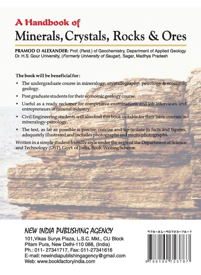 A Handbook of Minerals, Crystals, Rocks and Ores