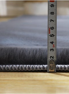 Sharpdo Soft Imitation Rabbit Velvet Carpet Living Room Carpet Bedside Rug Solid Color Premium Carpet 50*80cm  - Image 3
