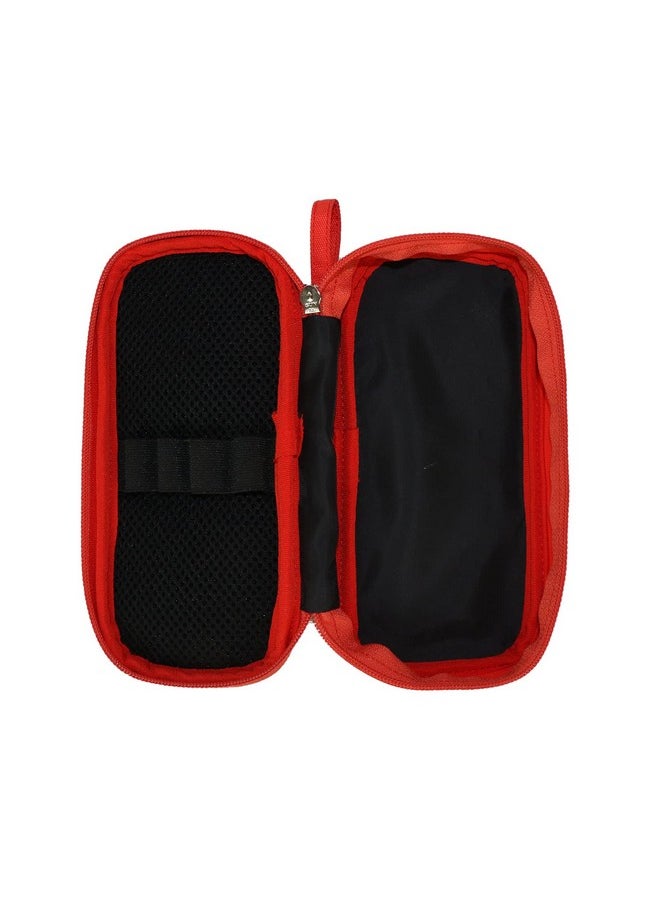 SMILY KIDDOS Smily Kiddos Polyester Zipper Pencil Pouch Kitty Theme (Red)  - Image 5