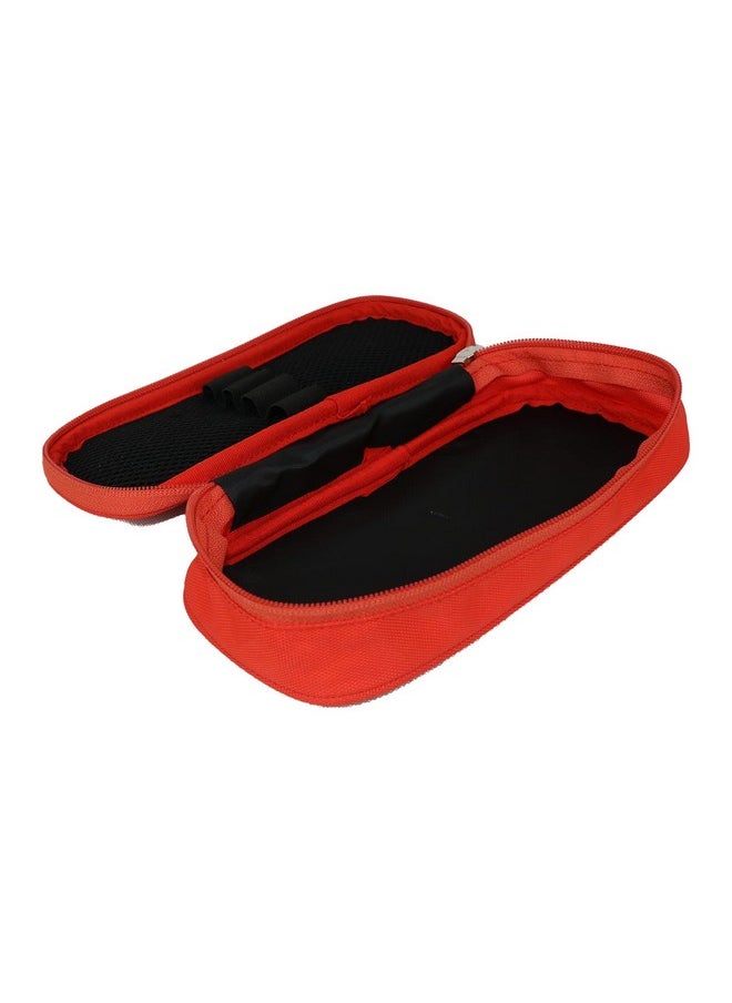 SMILY KIDDOS Smily Kiddos Polyester Zipper Pencil Pouch Kitty Theme (Red)  - Image 4