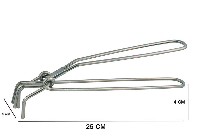 Brunchy Heavy Duty Stainless Steel Chimta for Roti/Chapati | Heat Resistant Handle | Rust-Proof & Durable - Image 3