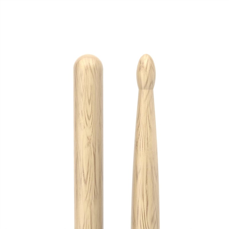 ProMark Classic Attack 7A Shira Kashi Oak Drumsticks with Oval Wood Tip - Image 4