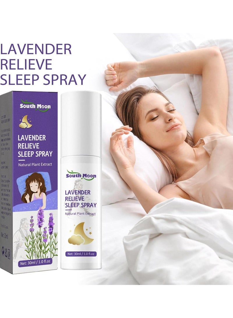 SOUTH MOON Pillow Mist Sleep Spray | 30ml Travel Size Pillow Spray | Sleep Pillow Mist Provides Rest and Relaxation with Natural Ingredients and Lavender Essential Oil for Everyday Use  - Image 2