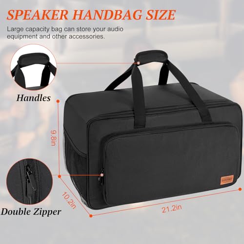 OUUTMEE Speaker Carrying Case Compatible with JBL Party Box 100/110/120,Portable Speaker Travel Tote Bag Fits for JBL PartyBox 100/110/120 for Outdoor Travel - Image 5
